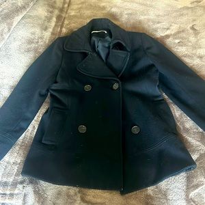 Women’s jacket wool navy from France